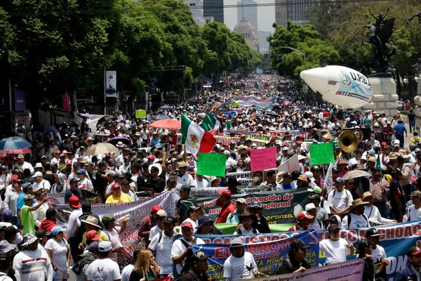 Julio 2023 Ciudad México México Trabajadores Empresarios Industria Peleas Corridas — Foto de Stock