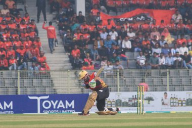 28 Ocak 2023 'te Sylhet-Bangladeş' te: Comilla Victorian takım sopası Pakistanlı kriket oyuncusu MOHAMMAD RIZWAN 54 (47 top) Sayı yaptı ve bugünkü maçta Khulna Viktorya Ligi Premier Ligi 'nde Khulna Tigers' a karşı Komilla Viktorya Ligi maçında adam yakaladı.