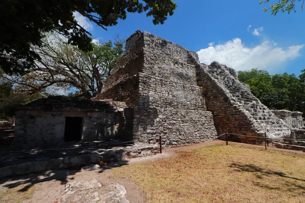 Maya 2023 Cancn Quintana Roo Зона Arqueolgica Meco Yacenteenolgico Maya — стокове фото
