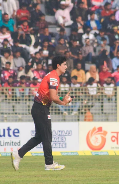 January 2023 Sylhet Bangladesh Comilla Victorians Team Bowler Pakistani Cricketer — Stock Photo, Image