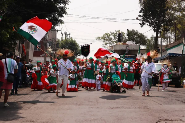 Μαΐου 2023 Στην Πόλη Του Μεξικού Μεξικό Κάτοικοι Της Γειτονιάς — Φωτογραφία Αρχείου