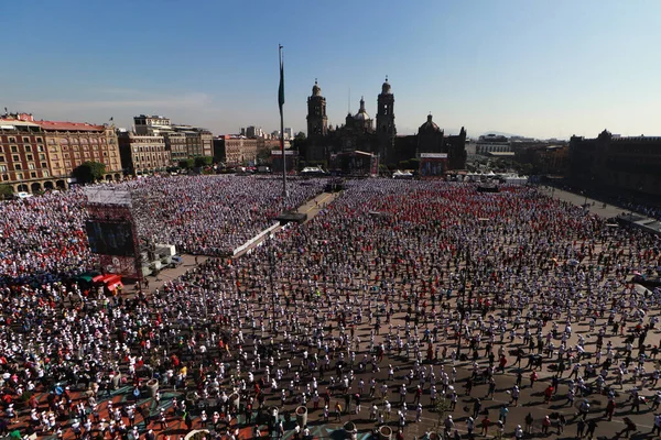 Junio 2023 Ciudad México México Cien Personas Participan Durante Masiva —  Fotos de Stock