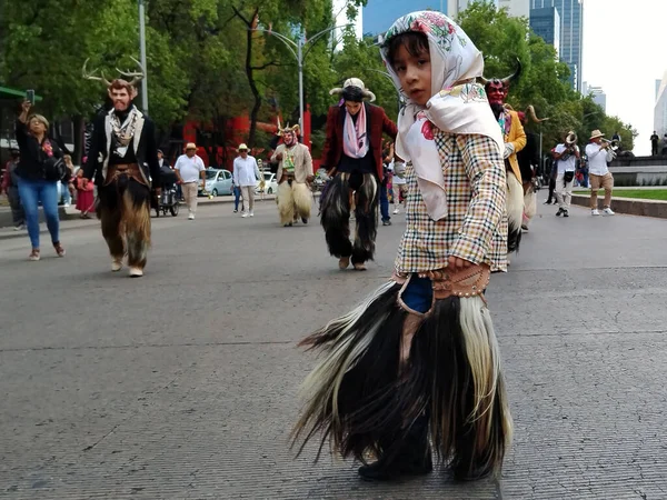 Agosto 2023 Città Del Messico Messico Varie Organizzazioni Indigene Che — Foto Stock