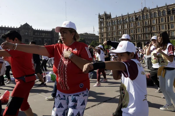 Kesäkuu 2023 Mexico City Meksiko Noin 30000 Ihmistä Osallistui Massive — kuvapankkivalokuva