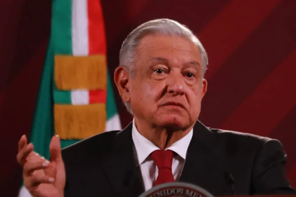Ağustos 2023 Mexico City Meksika Devlet Başkanı Andres Manuel Lopez — Stok fotoğraf