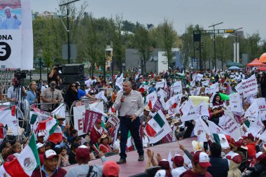 26 Ağustos 2023 Toluca, Meksika: Adan Augusto Hernandez, Dördüncü Dönüşüm Savunması 'nın koordinatörü.