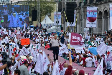 26 Ağustos 2023 Toluca, Meksika: Adan Augusto Hernandez, Dördüncü Dönüşüm Savunması 'nın koordinatörü.