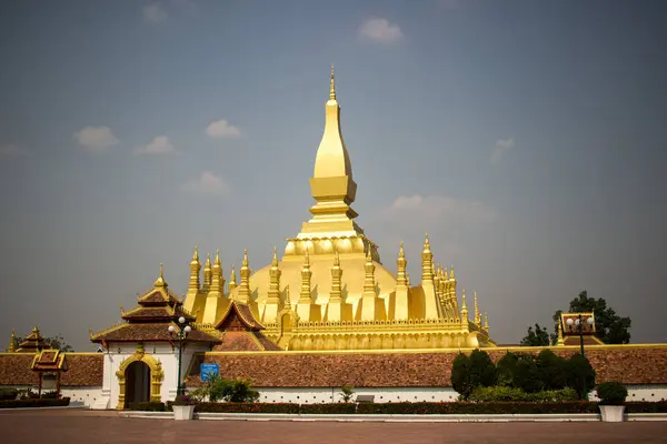 Buddhista Templom Laoszi Vientiane Ben — Stock Fotó