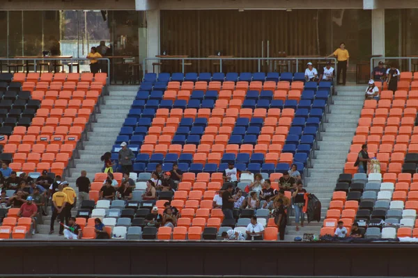 Beyzbol Stadyumu Nun Tribünlerindeki Koltukların Genel Görünümü Beto Avila — Stok fotoğraf