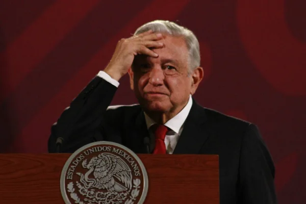 Ağustos 2023 Mexico City Meksika Andres Manuel Lopez Obrador Ulusal — Stok fotoğraf