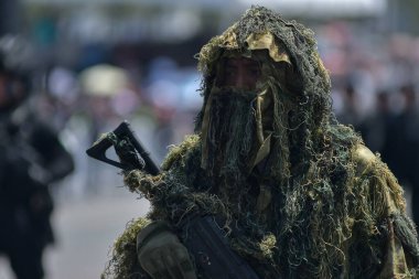 16 Eylül 2023 Toluca, Meksika: Meksika 'nın Toluca şehrinde düzenlenen Meksika Bağımsızlığının 213. Yıldönümü için Sivil-Askeri Geçit Töreni