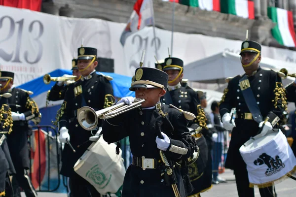 September 2023 Toluca Mexiko Aspekte Der Zivil Militärischen Parade Zum — Stockfoto