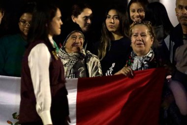 11 Ekim 2023, Zumpango Belediyesi, Meksika: Gazze Şeridi 'ndeki Hamas grubuyla savaş nedeniyle Meksikalılar İsrail' den geri döndü.