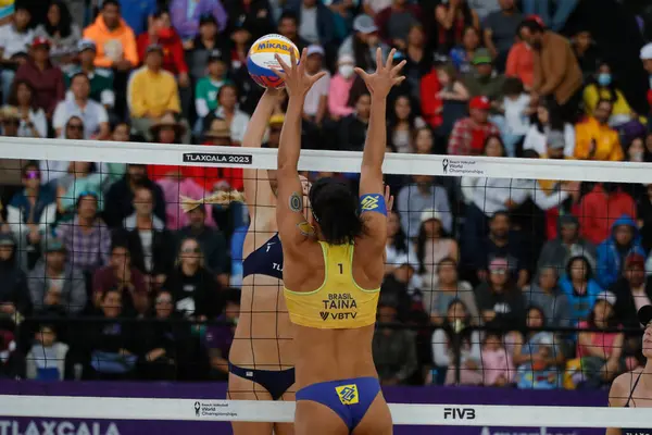 Octobre 2023 Tlaxcala Mexique Finale Championnat Monde Volleyball Plage Féminin — Photo