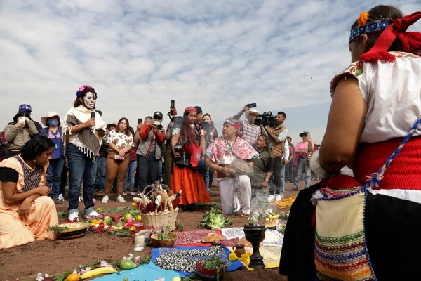Октября 2023 Года Мехико Мексика Рамках Празднования Дня Мертвых Эхидо — стоковое фото