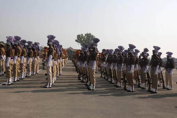October 2023 Srinagar Kashmir India Female Members Indian Police Pay — Stock Photo, Image