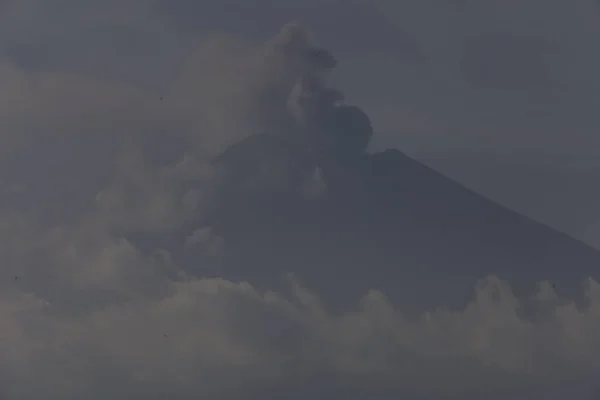October 2023 State Puebla Mexico Popocatepetl Volcano Seen Municipality Atlixco — Stock Photo, Image