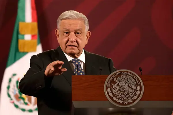 October 2023 Mexico City Mexico President Mexico Andres Manuel Lopez — Stock Photo, Image