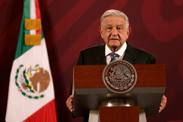 Ekim 2023 Mexico City Meksika Başkanı Andres Manuel Lopez Obrador — Stok fotoğraf