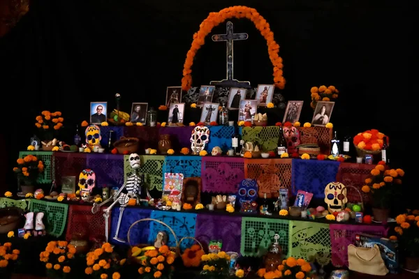 Oktober 2023 Mexiko Stadt Mexiko Anlässlich Des Tages Der Toten — Stockfoto