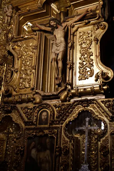 Lokakuu 2023 Mexico City Meksiko Chapel Relics Holy Art Metropolitan — kuvapankkivalokuva