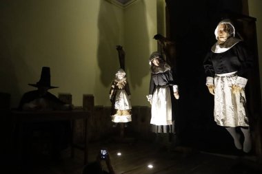 26 Ekim 2023, Mexico City, Meksika: Malleus Maleficarum Exhibition, Mexico City 'deki Ulusal Özerk Üniversitesi Müzesi' nin Cadı ve Büyücülerin Tarihi