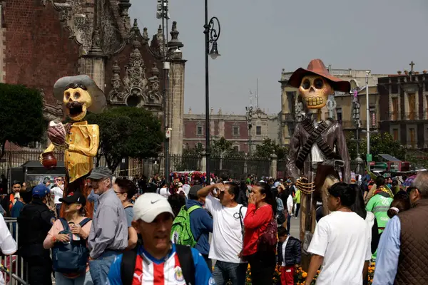 Novembre 2023 Città Del Messico Messico Offerta Monumentale Festa Del — Foto Stock