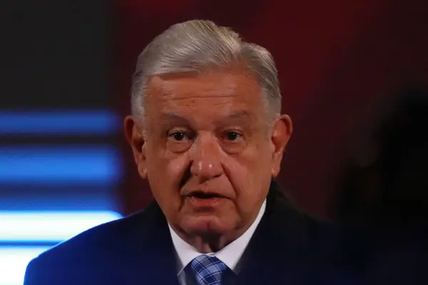 November 2023 Mexico Stad Mexicaanse President Andres Manuel Lopez Obrador — Stockfoto