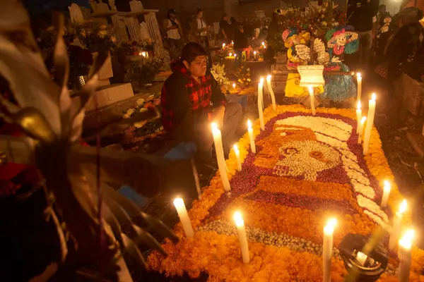 Kasım 2023 Mexico City Meksika Akrabalar Ölüler Günü Kutlamaları Sırasında — Stok fotoğraf