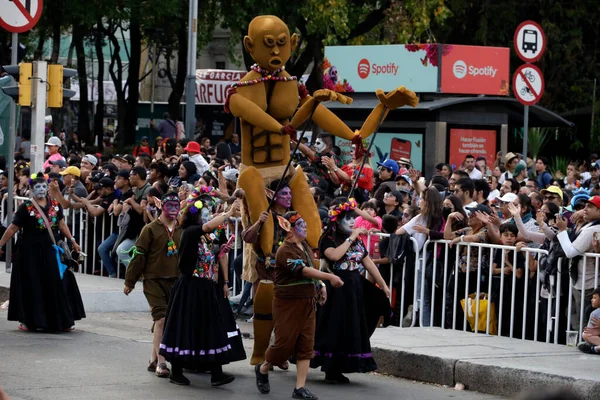 November 2023 Mexico City Mexico Day Dead Parade Reforma Avenue — Stock Photo, Image