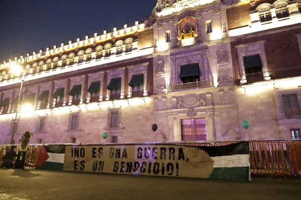 Novembre 2023 Mexico Mexique Des Milliers Personnes Participent Marche Solidarité — Photo