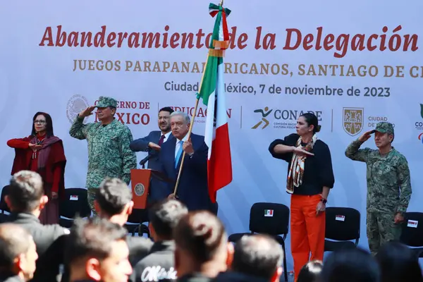November 2023 Mexico City Mexico President Mexico Andrs Manuel Lopez — Stock Photo, Image