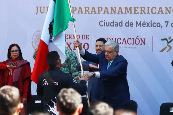 Νοεμβρίου 2023 Στην Πόλη Του Μεξικού Μεξικό Πρόεδρος Του Μεξικού — Φωτογραφία Αρχείου