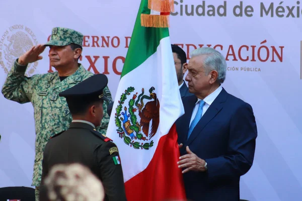 Kasım 2023 Mexico City Meksika Başkanı Andres Manuel Lopez Obrador — Stok fotoğraf