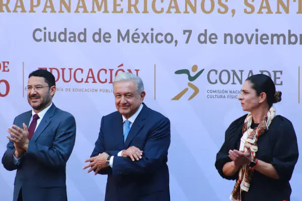 November 2023 Mexico City Mexico President Mexico Andrs Manuel Lopez — Stock Photo, Image
