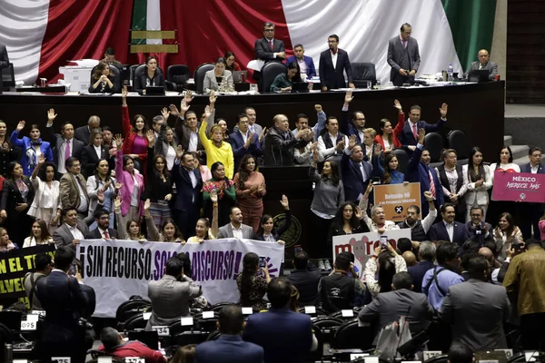 November 2023 Mexico City Mexico Legislators National Action Institutional Revolutionary — Stock Photo, Image