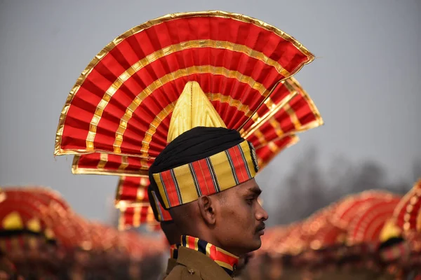 November 2023 Srinagar Kashmir India Nieuwe Rekruten Van Indiase Grensbewakingsmacht — Stockfoto