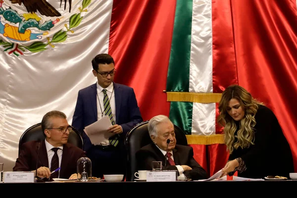 November 2023 Mexiko Stadt Mexiko Bundesbeauftragte Maria Josefina Gamboa Torales — Stockfoto
