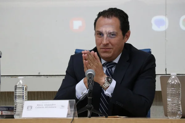 November 2023 Mexiko Stadt Mexiko Der Lehrer Alejandro Celorio Alcntara — Stockfoto
