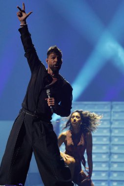 Dallas, Teksas, ABD: Porto Riko 'lu şarkıcı ve aktör Ricky Martin, Trilogy Tour (Ricky Martin, Enrique Iglesias ve Pitbull) kapsamında American Airlines Center' da sahne aldı.)