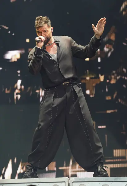 Dallas Texas Usa Puertorican Singer Actor Ricky Martin Performs American — Stock Photo, Image