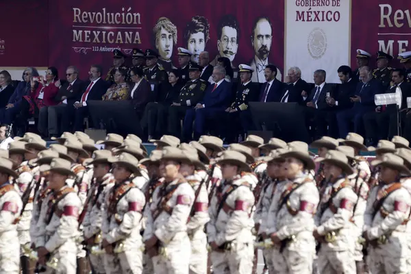 Ноября 2023 Года Мехико Мексика Президент Мексики Андрес Мануэль Лопес — стоковое фото