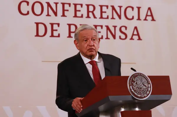 November 2023 Mexico City Mexico Mexican President Andrs Manuel Lpez — Stock Photo, Image