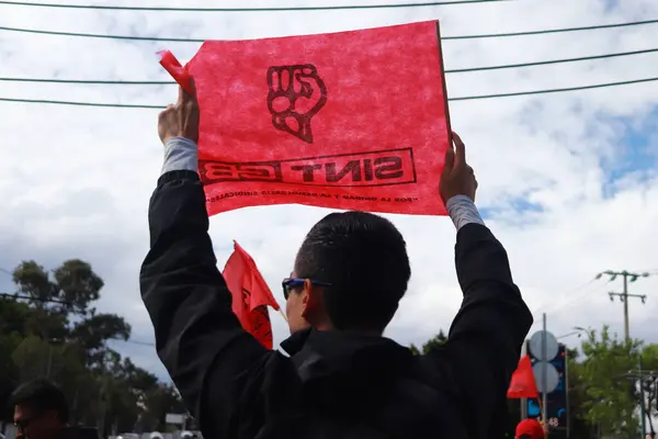 Noviembre 2023 Ciudad México México Trabajadores Del Sindicato Nacional Independiente —  Fotos de Stock