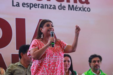 26 Kasım 2023, Mexico City, Meksika: Clara Brugada, Ulusal Yenilenme Hareketi (MORENA)