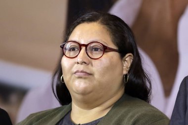 27 Kasım 2023, Mexico City: Citlalli Hernandez, Meksika başkanlığı için tek adayın ittifak ve tek adayları koordinatörü olarak atandı.