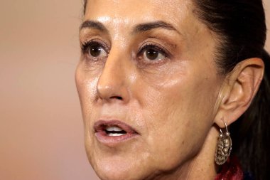 27 Kasım 2023, Mexico City, Meksika: Ulusal Yenilenme Hareketi partileri, İşçi Partisi ve Yeşiller Partisi 'nin başkanlığı için tek aday