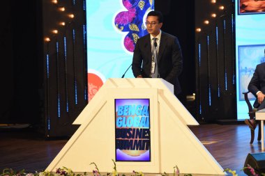 22 Kasım 2023, Kolkata, Hindistan: Mehul Mohanka, Tega Endüstri CEO 'su Ltd Bengal Global Business Summit (BGBS)