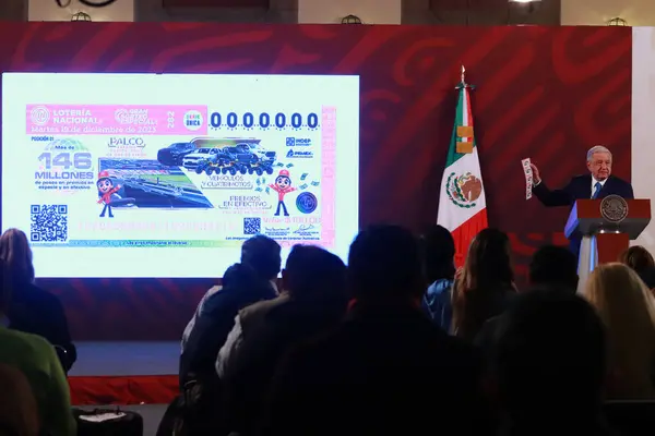 Noviembre 2023 Ciudad México México Presidente Mexicano Andrs Manuel Lpez — Foto de Stock