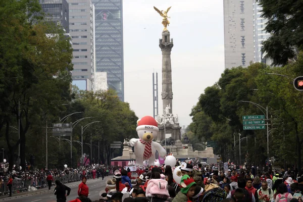 Dezember 2023 Mexiko Stadt Mexiko Tausende Menschen Nehmen Der Bolo — Stockfoto